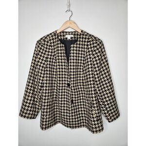 Coldwater Creek Blazer Jacket Women Neutral 20 / 22 Old Money Academia Preppy